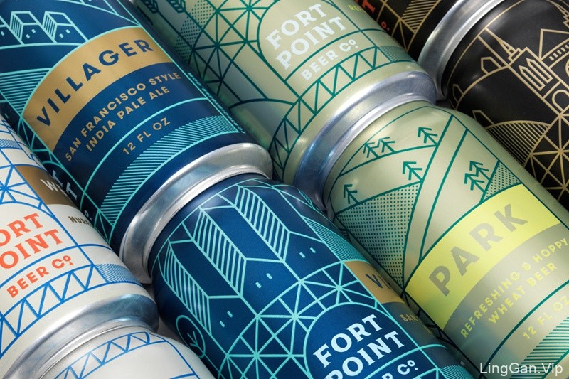 堡点啤酒（Fort Point Beer）品牌形象设计