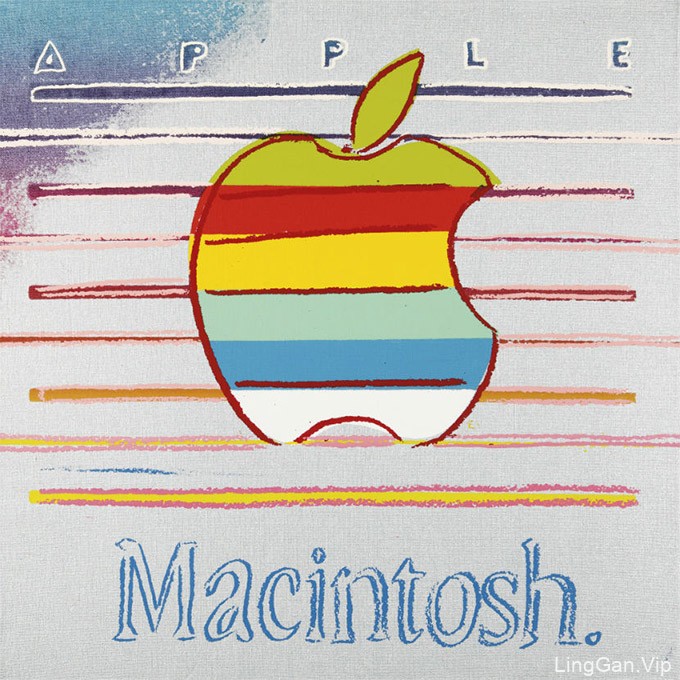 外国艺术家画了个苹果Logo，竟可能值360万！
