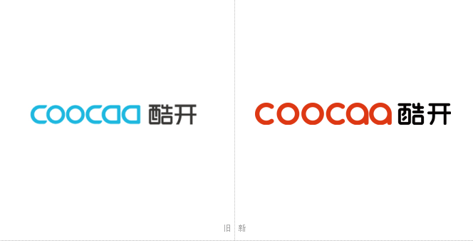 深圳酷开网络更换新LOGO，颜色由蓝转红