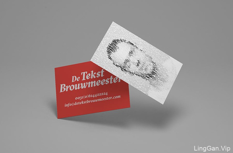 用文字创造图像 荷兰写作公司Tekstbrouwmeester品牌形象的独特创意