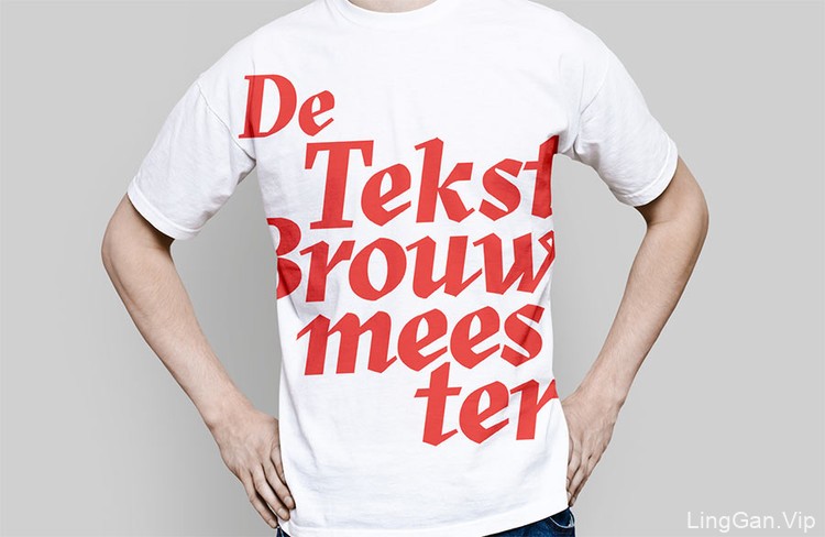 用文字创造图像 荷兰写作公司Tekstbrouwmeester品牌形象的独特创意