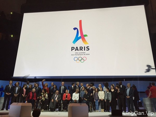 法国巴黎正式公布申办2024年奥运会LOGO