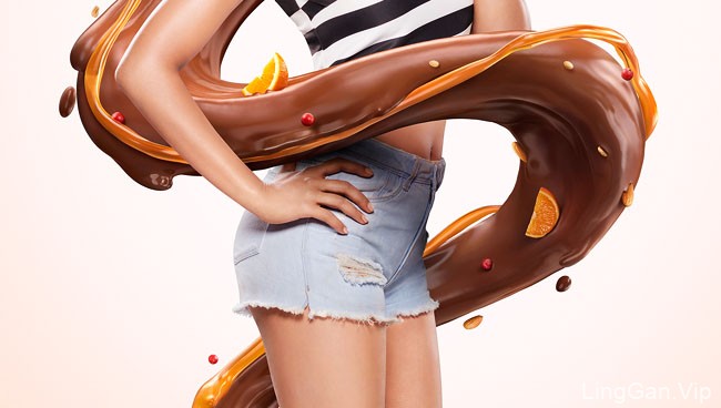 国外Mahesh Patel巧克力品牌视觉合成作品