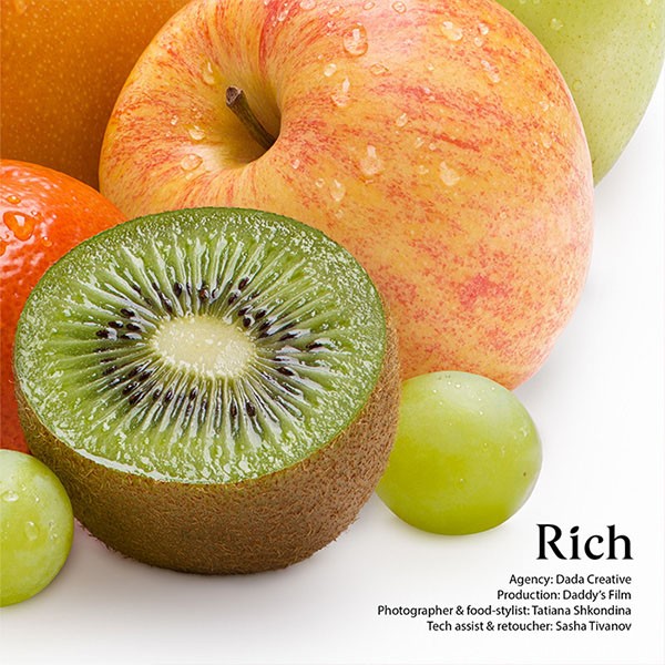 国外Rich果汁系列水果系列唯美修图视觉设计20P