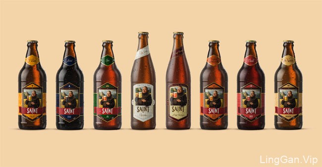 国外Saint Bier啤酒系列海报设计鉴赏