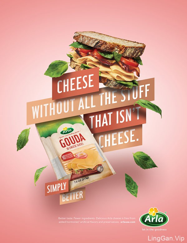 国外Arla奶酪系列平面广告设计欣赏