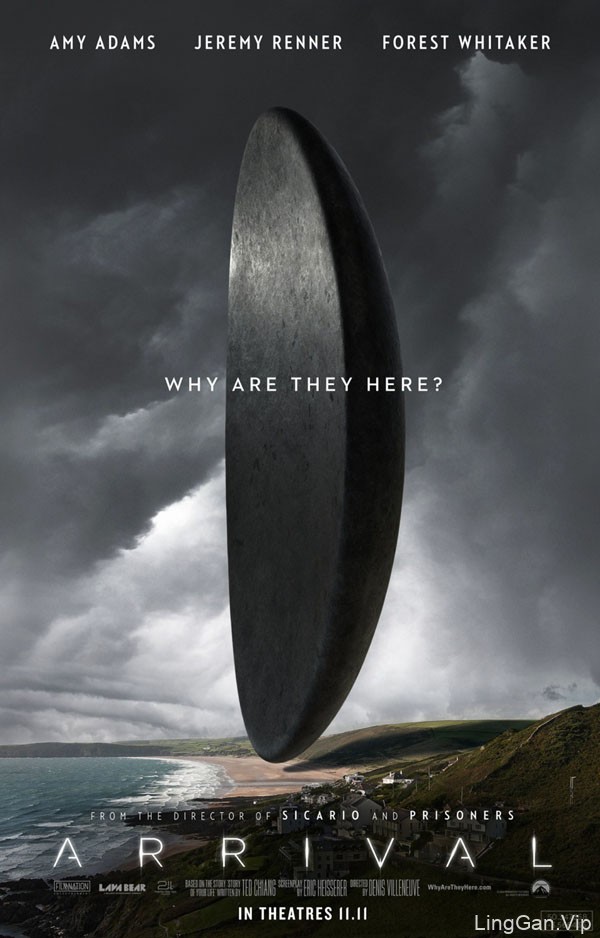 国外科幻电影《Arrival降临》系列宣传海报设计