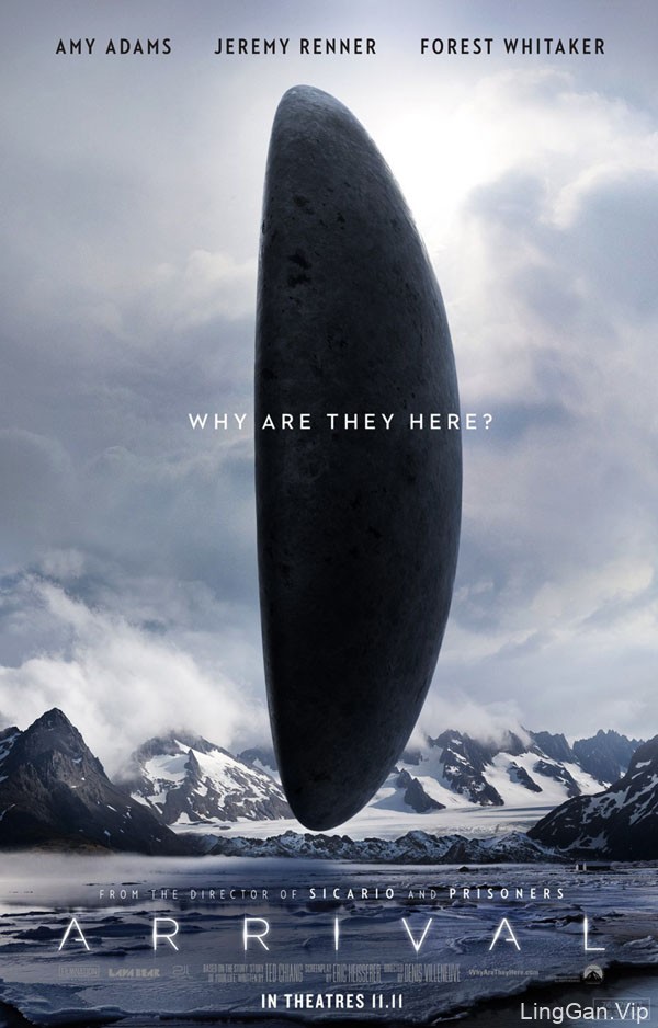 国外科幻电影《Arrival降临》系列宣传海报设计