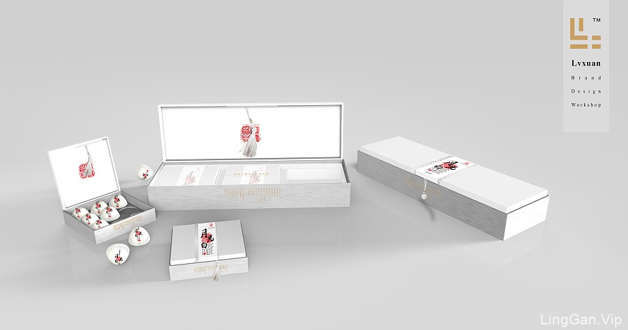 隆合茶业品牌策划展会海报vi设计/产品包装/易拉宝展架设计