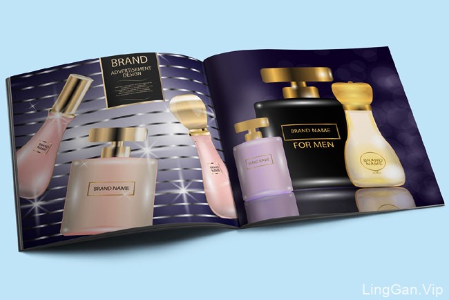 国外设计师liaGloss香水品牌产品目录画册设计