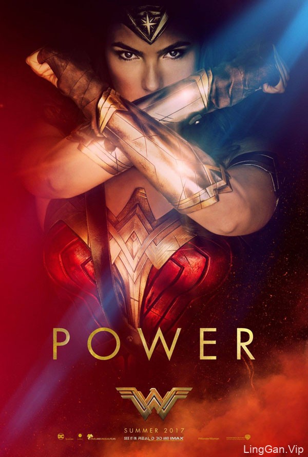DC超级英雄《神奇女侠》电影海报人物设计