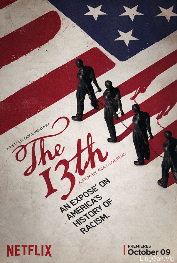 美国Netflix ＂THE 13TH＂系列海报设计作品