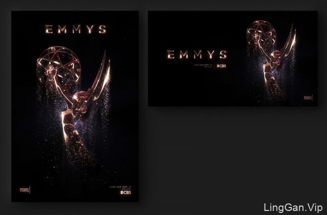 国外艾美奖Emmy Awards 2017主视觉海报设计