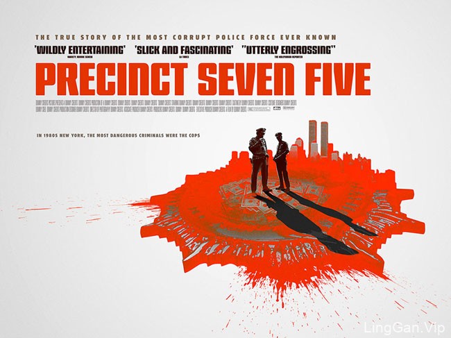 《75区警局》记录片宣传视觉海报设计