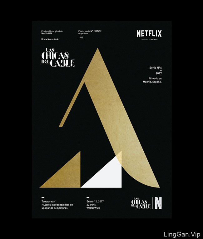 国外Netflix系列海报版面设计作品