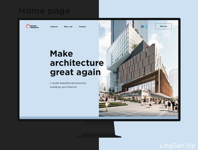 国外建筑师个人网页设计作品