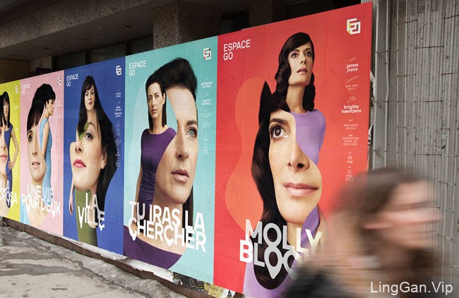 Espace GO女性剧场品牌创意海报设计