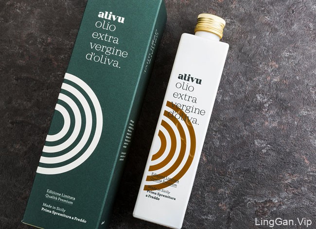 Alivu特级初榨橄榄油包装设计