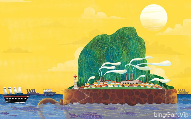 越南pqt工作室教科书插画设计