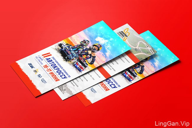 乌克兰Denys Koloskov赛车比赛海报设计