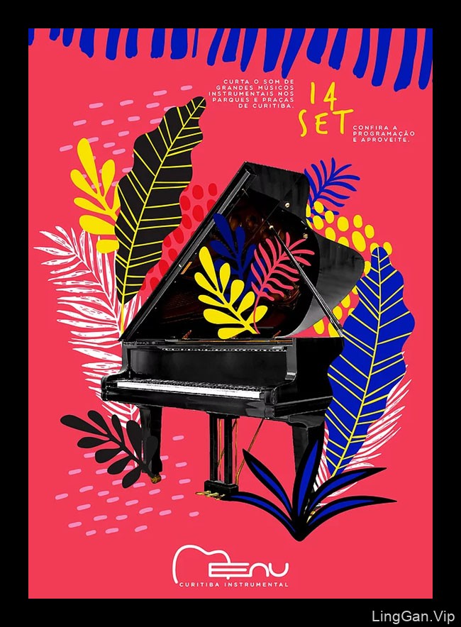 Menu Curitiba音乐表演活动海报设计