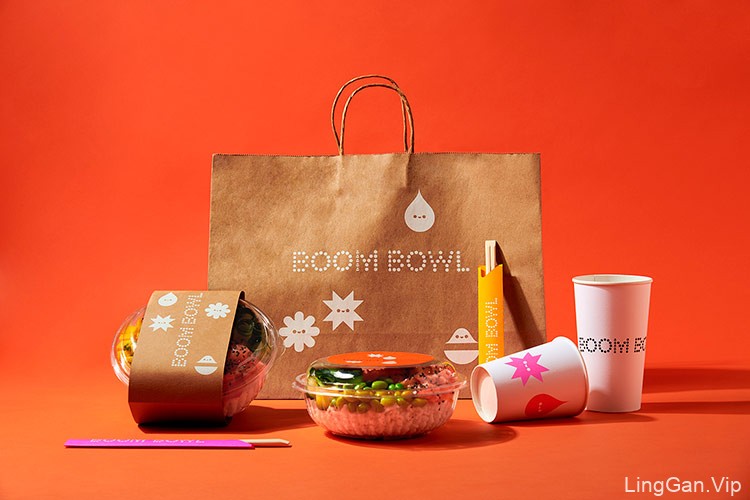 Boom Bowl外卖餐厅品牌形象设计