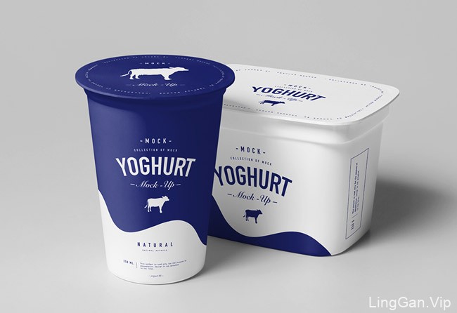 英国yogurt86设计工作室酸奶包装模版设计分享