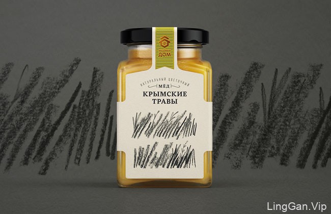 一套俄罗斯蜂蜜外包装多种颜色设计风格欣赏