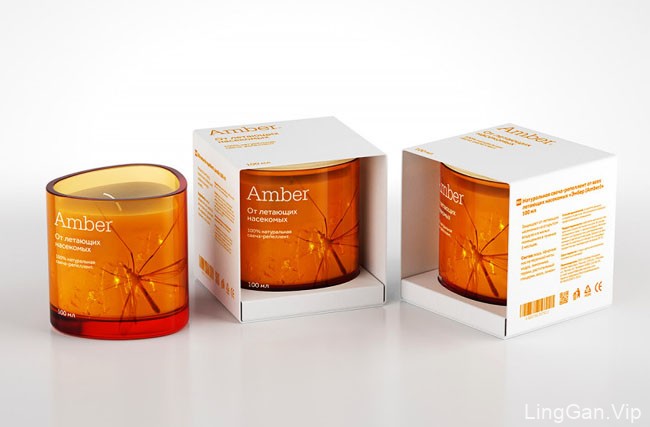 国外Amber驱蚊剂创意设计包装欣赏