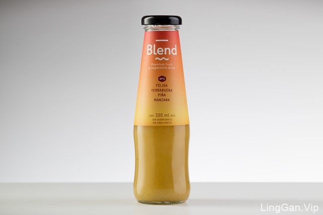 国外Blend果蔬饮料系列包装设计欣赏