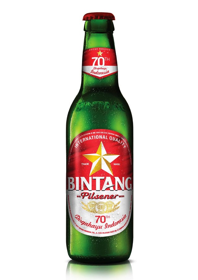 国外Bintang啤酒70周年纪念版外包装设计欣赏