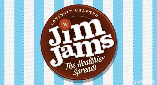 国外Jim Jams健康果酱全新包装设计鉴赏