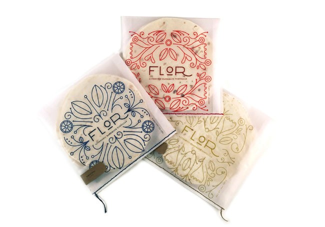 国外精致的Flor玉米饼包装设计鉴赏