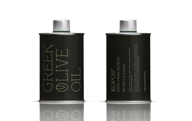 希腊非常高大尚时尚的Kopos橄榄油外包装设计鉴赏