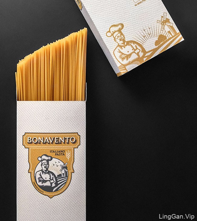 国外包装设计之BONAVENTO意大利面与通心粉包装欣赏