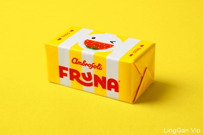 国外包装设计五彩缤纷的Fruna糖果包装