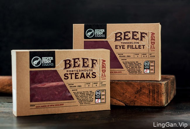 国外食品包装Silver Fern牛肉包装设计欣赏