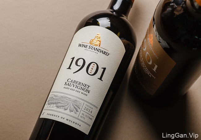国外包装设计精致的WineStandard葡萄酒标签设计分享