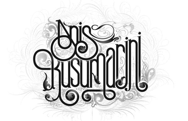 国外字体设计之BobbyHaiqalsyah时尚字体设计欣赏