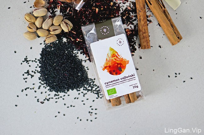 国外Aura Herbals健康天然食材品牌包装设计