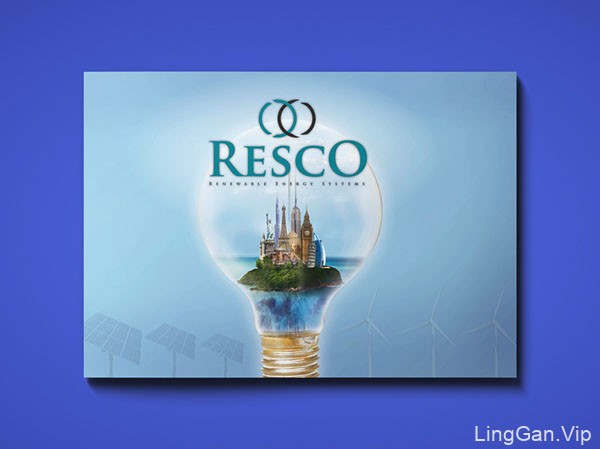 国外Resco自然生态能源企业画册设计