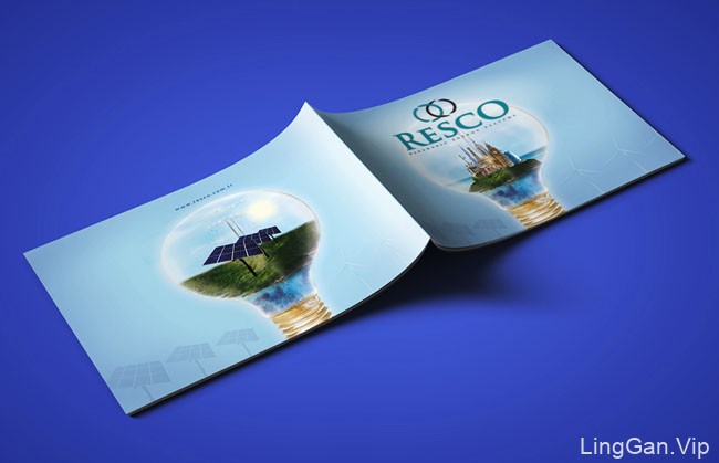 国外Resco自然生态能源企业画册设计