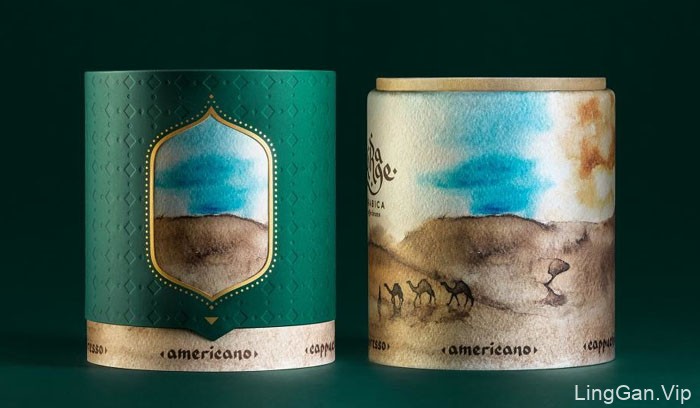 国外Mirage Arabica咖啡豆包装设计