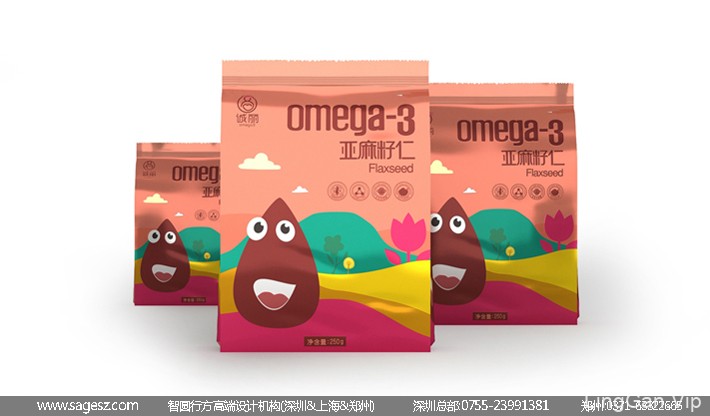 亚麻籽品牌设计 亚麻籽母婴产品包装设计 膳食纤维包装设计