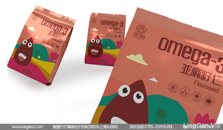 亚麻籽品牌设计 亚麻籽母婴产品包装设计 膳食纤维包装设计