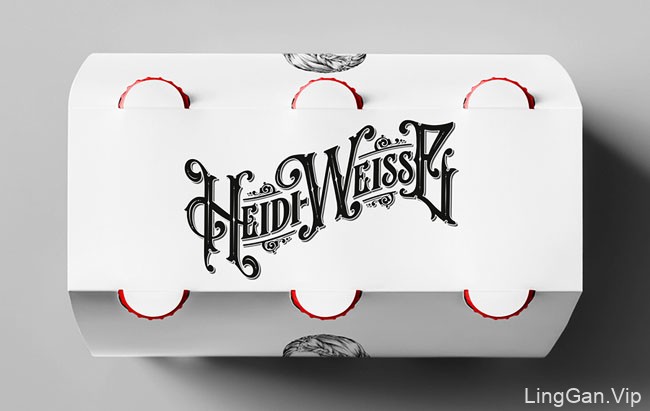国外Heidi Weisse小麦啤酒精美包装设计作品