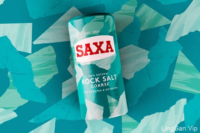 国外SAXA食用盐系列包装设计作品