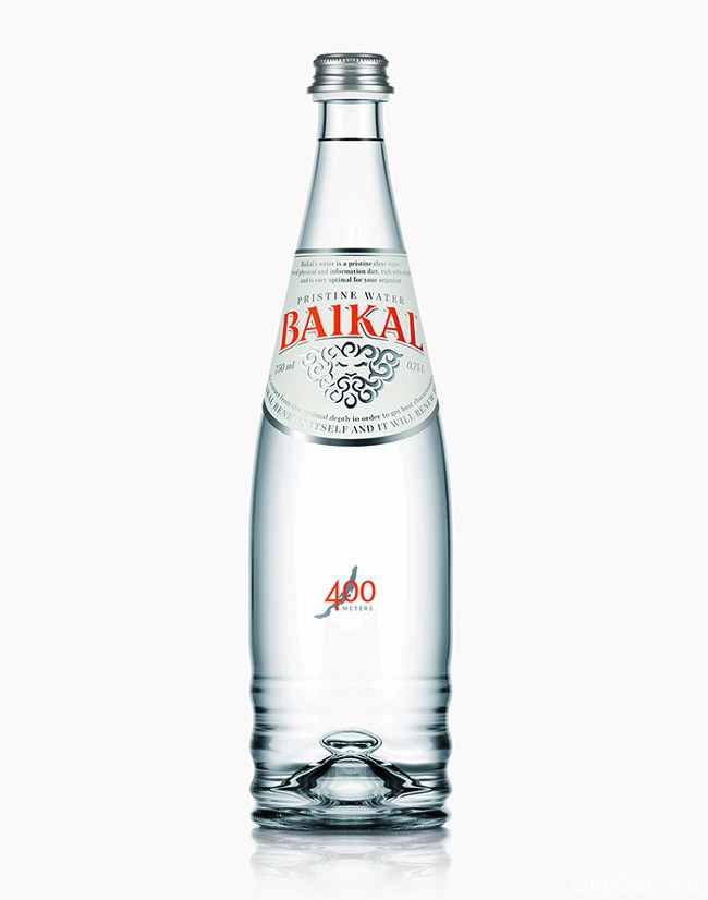 国外清新亮丽的Baikal优质纯净水包装设计作品