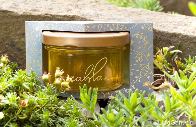 国外Nahla有机蜂蜜精美包装设计作品