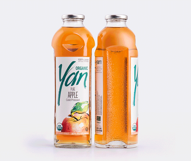 国外Yan果汁品牌创意包装设计作品
